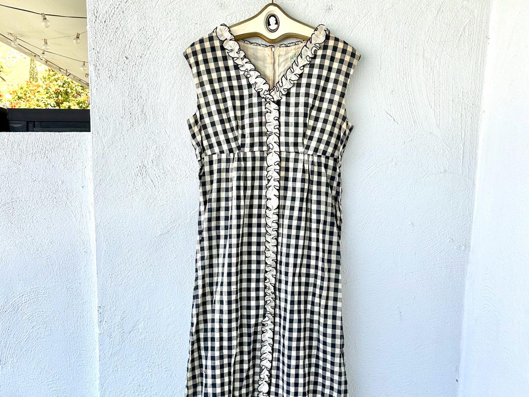 1950s ヴィンテージ ハワイアン フレア ドレス Fabulous 1950's Alfred Shaheen Red Plumeria Garden Print Hawaiian