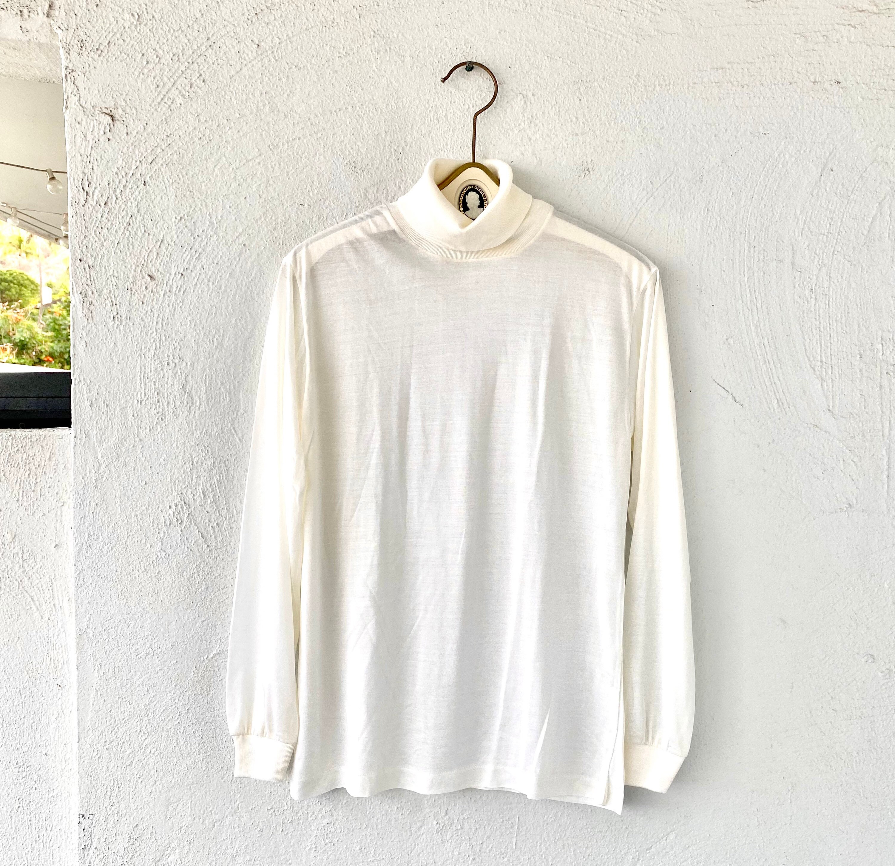 mock turtleneck sweater with back zipper