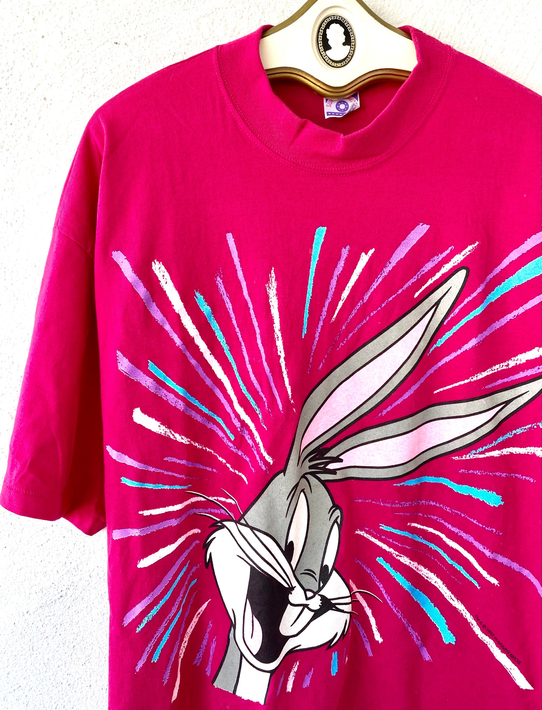 Vintage 90s Bugs Bunny Looney Tunes Oversized Tshirt Warner Vintage 90s Bugs Bunny Looney Tunes Oversized Tshirt Warner