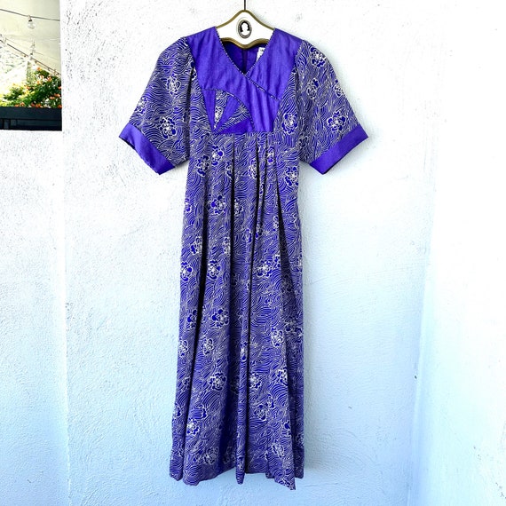 Purple hawaiian dress hotsell