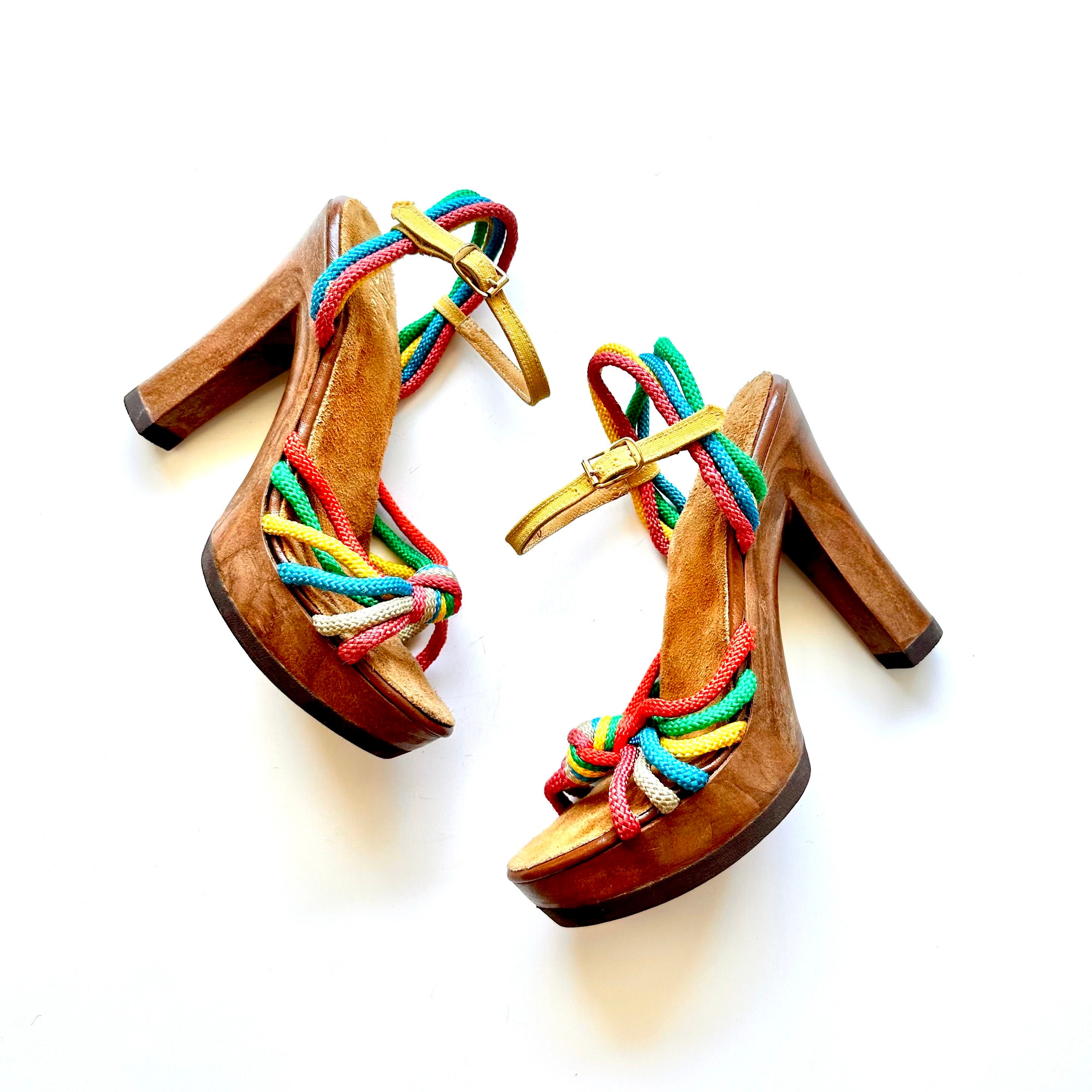 Rainbow Heels Etsy UK