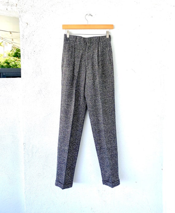 Vintage Christian Dior 80s Textured Pants