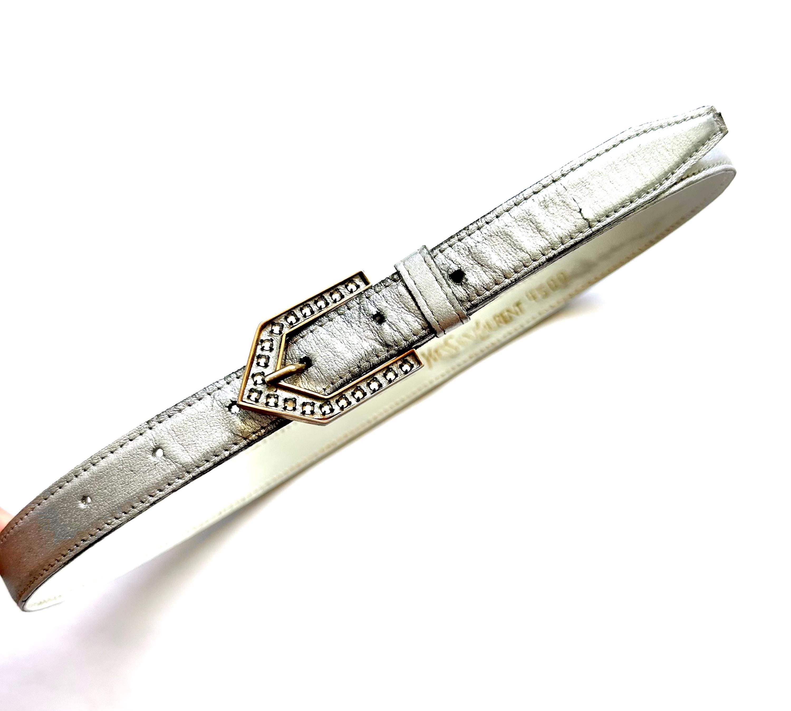 Ysl Belt Silver - Etsy