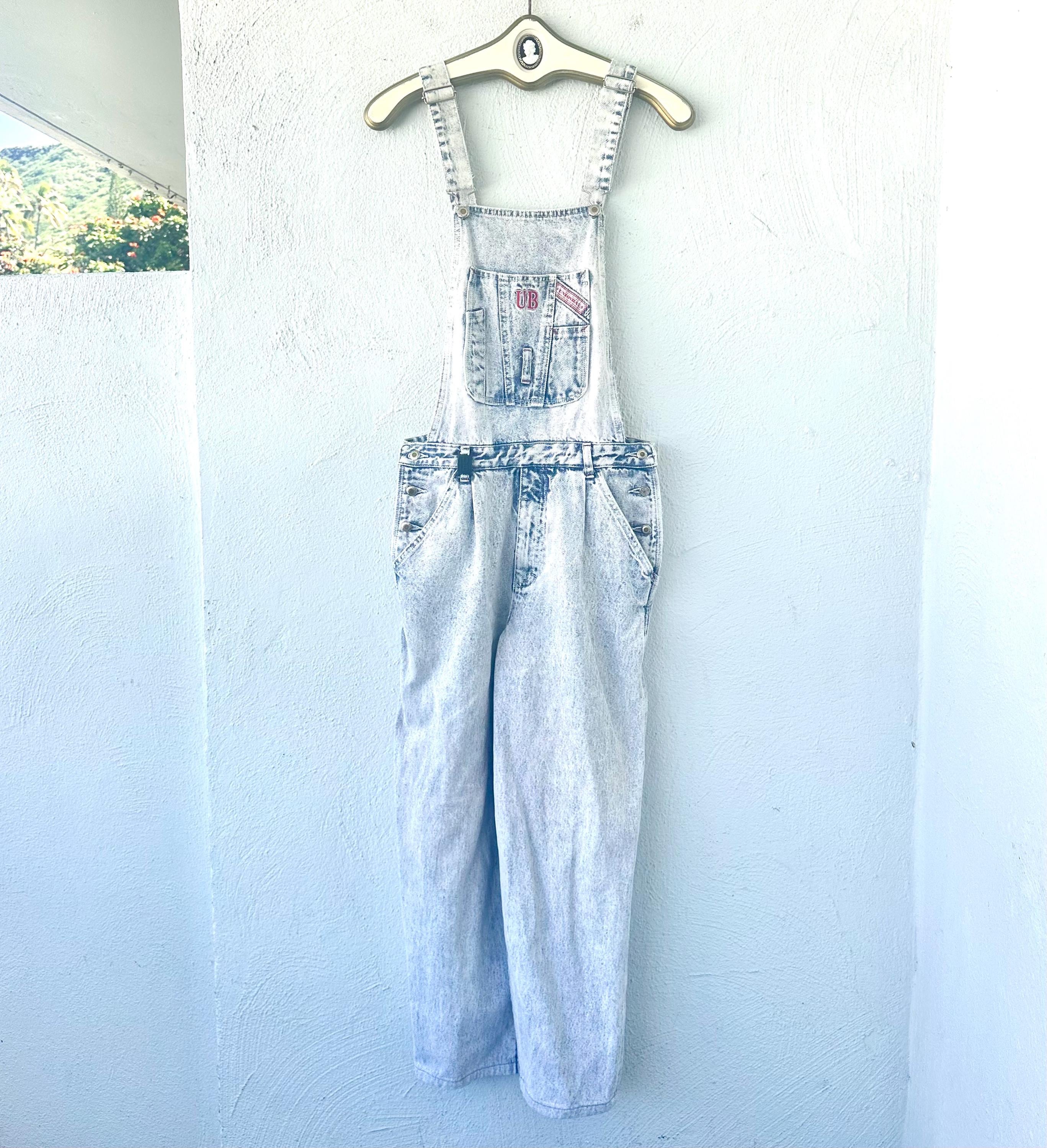 Vintage 80s Union Bay Overalls 1980s Acid Wash Jeans One Piece - Etsy