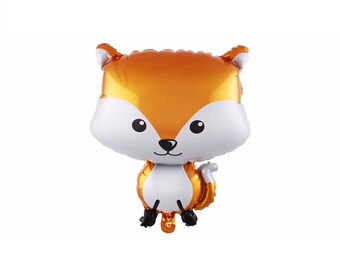 Foxy Friends Orange Brown Gray Peach Balloon Garland Kit Foxy Friends Orange Brown Gray Peach Balloon Garland Kit