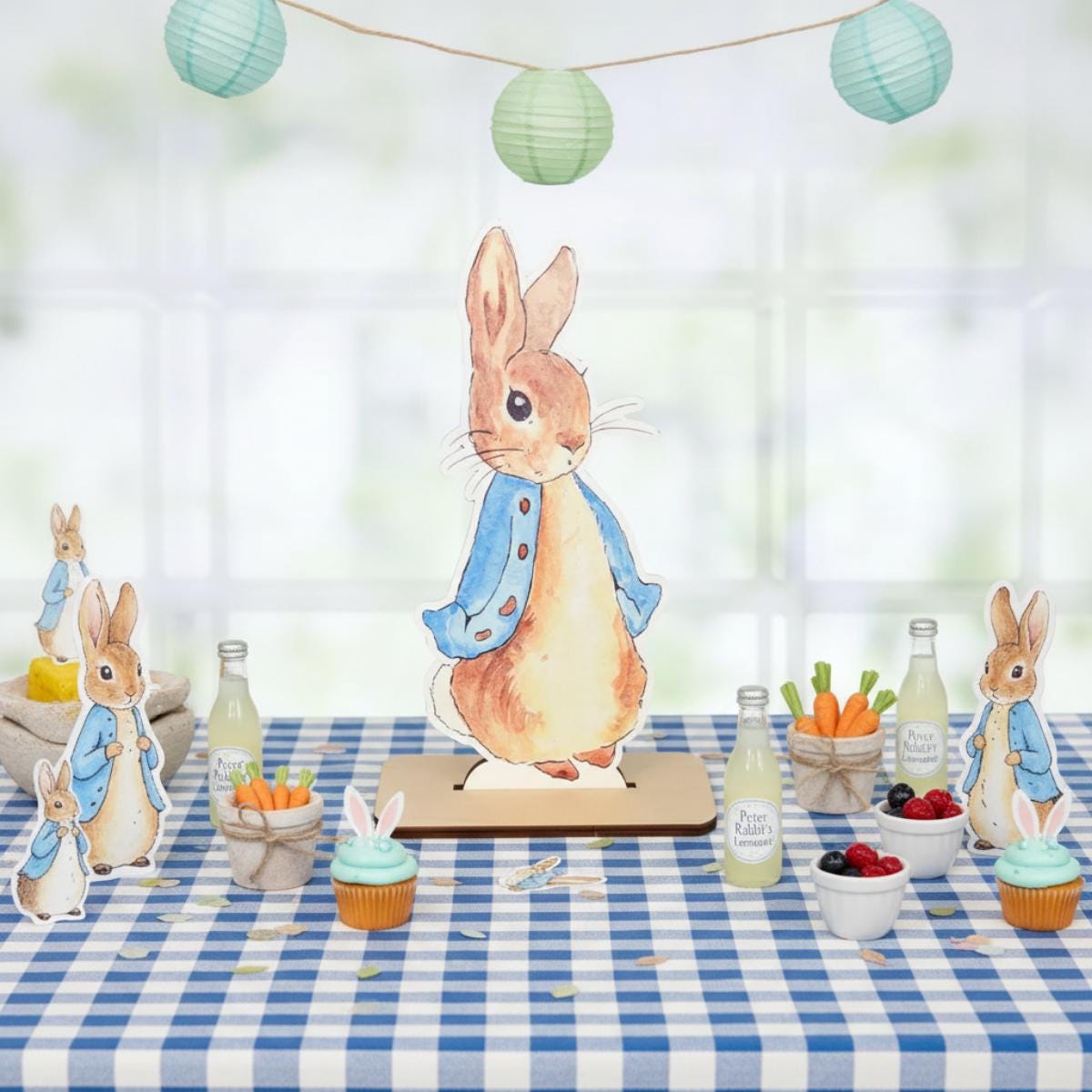 Peter Rabbit Cutout - Peter Rabbit Centerpiece - Baby Shower