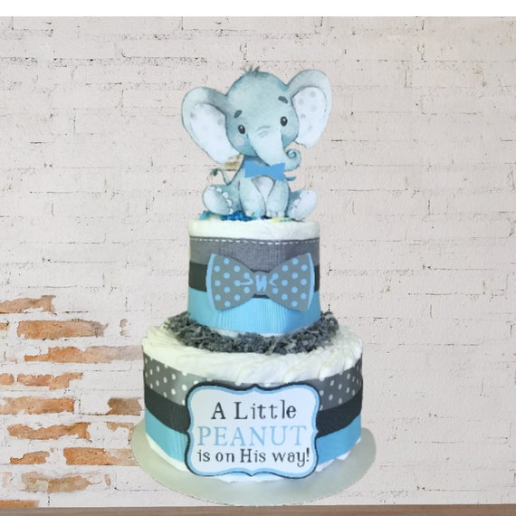 Gateau De Couche Delephant Pour Des Garcons Piece Maitresse Etsy Gateau De Couche Delephant Pour Des Garcons Piece Maitresse Etsy