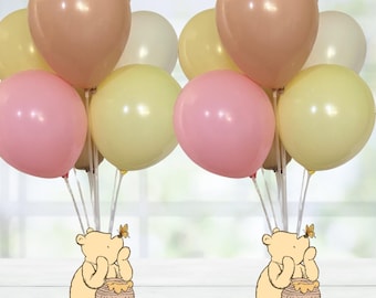 Winnie the Pooh Baby Shower Balloon Centerpiece Set