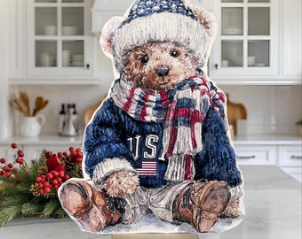 Vintage 90s Ralph Lauren Polo Bear Sweatshirt Polo Bear Crewneck