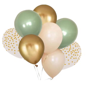 Woodland Baby Shower Balloons, Eucalyptus Party Decorations, Rustic Greenery Baby Shower, Boho, Wild One, Wedding