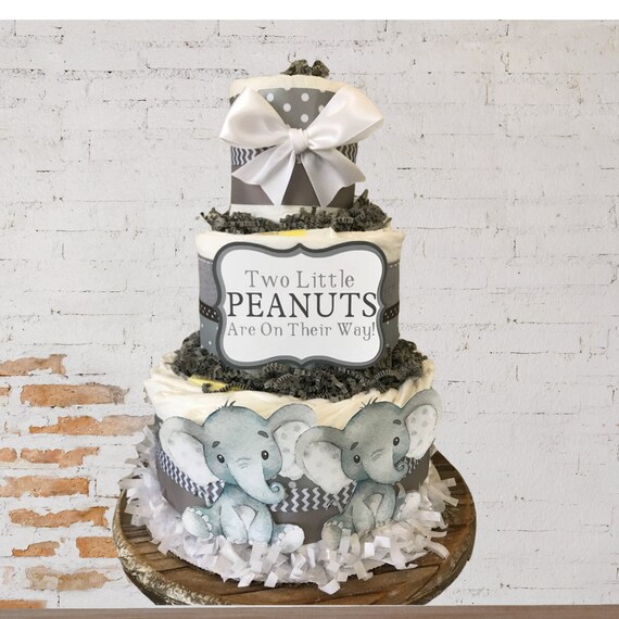 diaper cake for twins