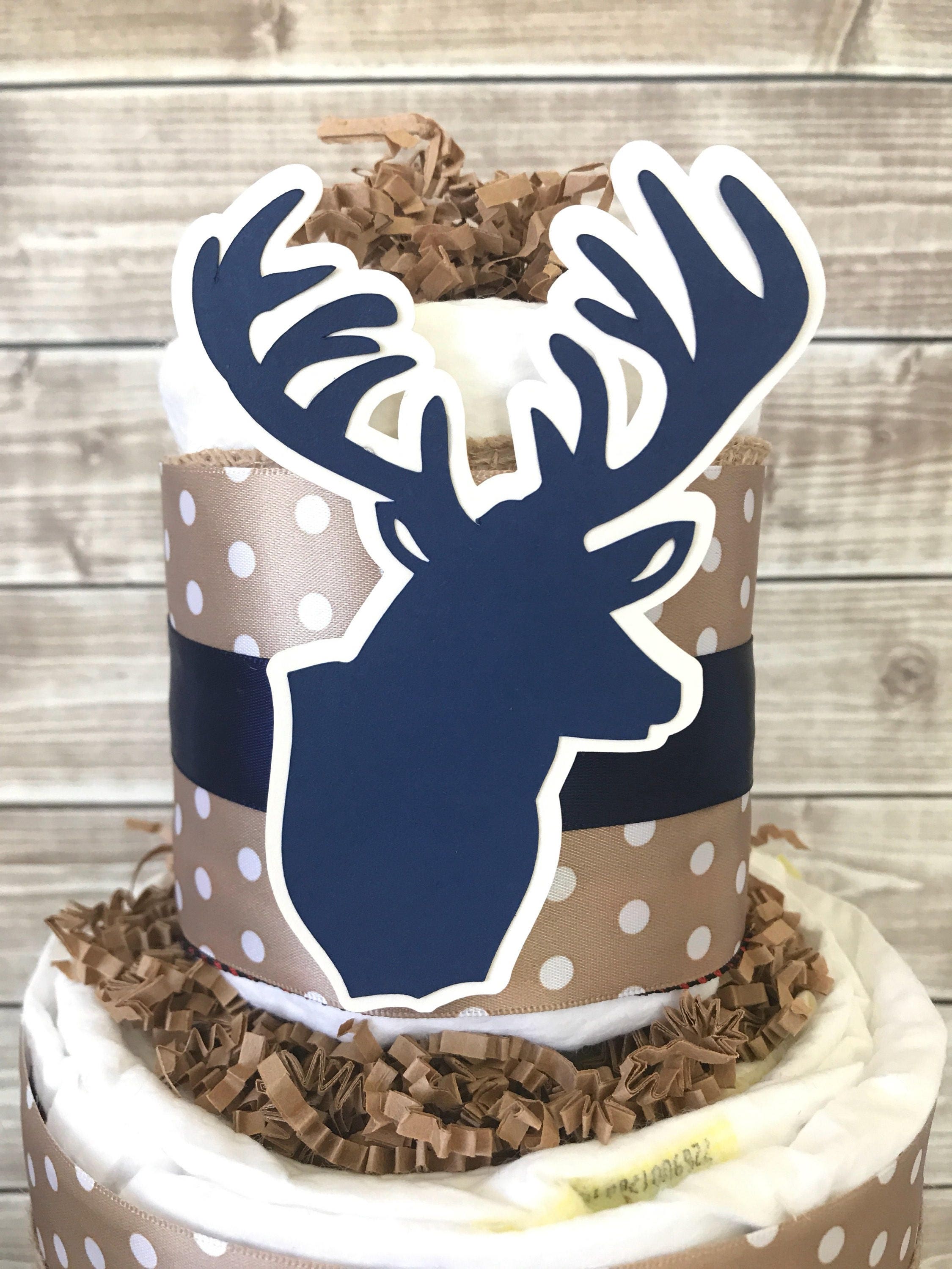 Oh Deer Diaper Cake Oh Deer A Baby Is Almost Here Centerpiece Deer Il Fullxfull Oh Deer Diaper Cake Oh Deer A Baby Is