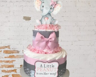 Elephant Diaper Cake Etsy