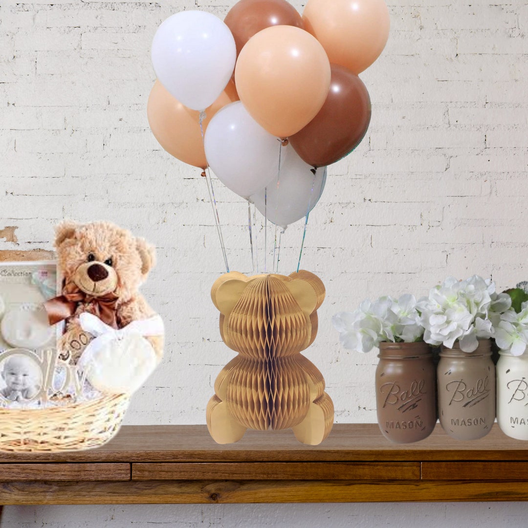 Décorations De Table En Nid D'abeille - Lot De 9 - Pour Baptême, Baby Shower, Anniversaire - Carton épais, Motifs Mignons