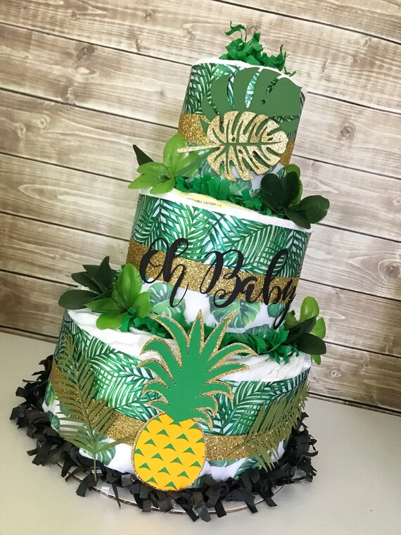 Tropical Baby Shower Centerpiece Image 0