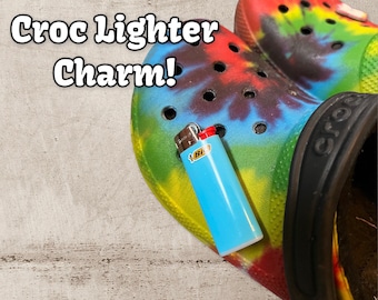 Custom Mini Lighter Shoe Charm Choose Your Own Color!