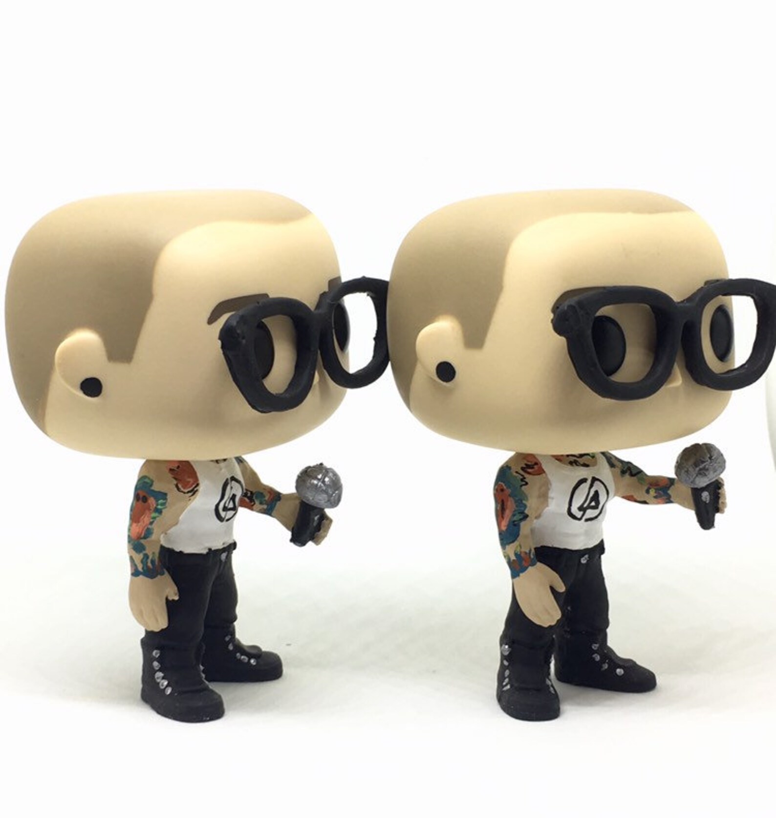 Funko Custom Pop Figure Chester Bennington Etsy