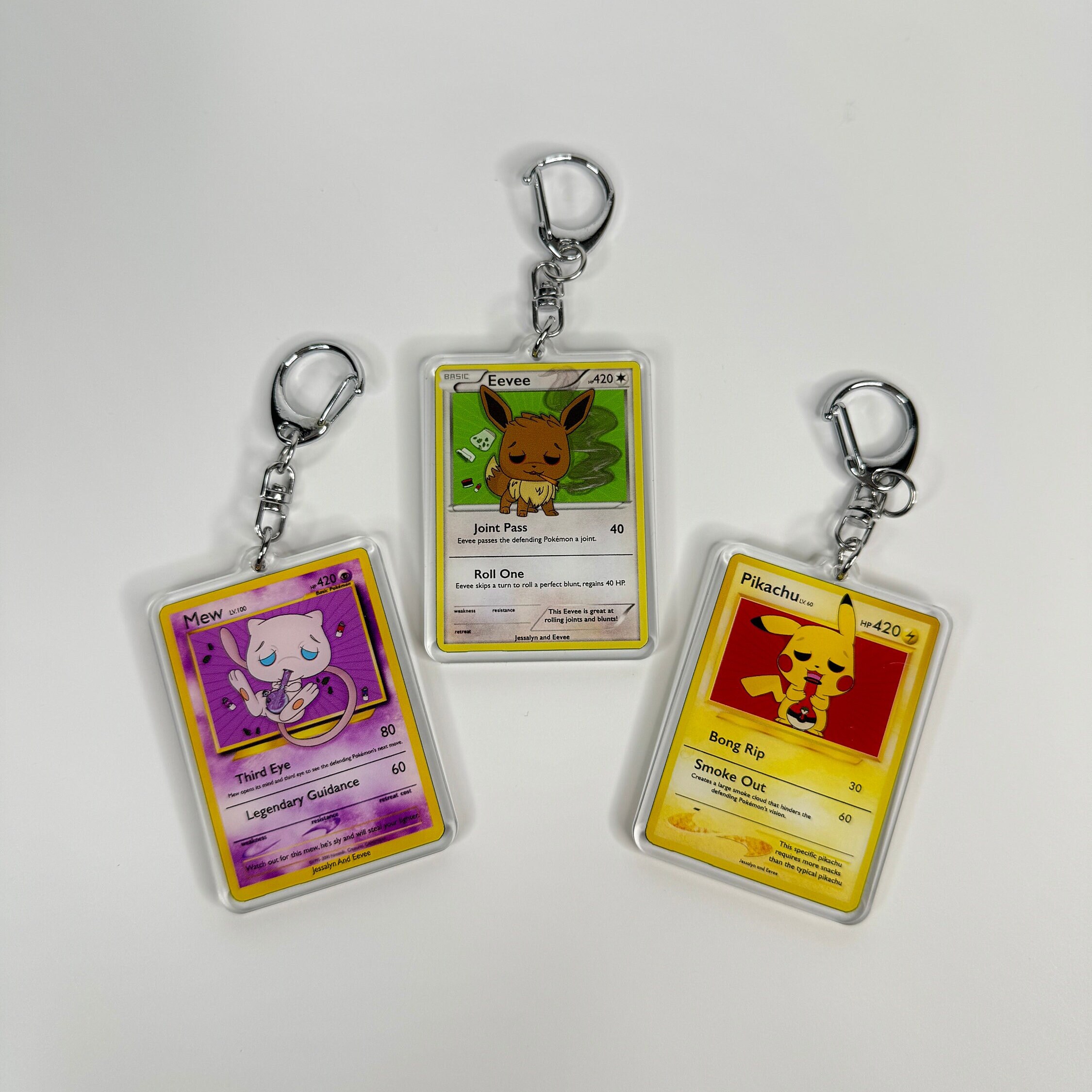 Stoned 420 Double Sided Trading Card Acrylic Keychain - Etsy
