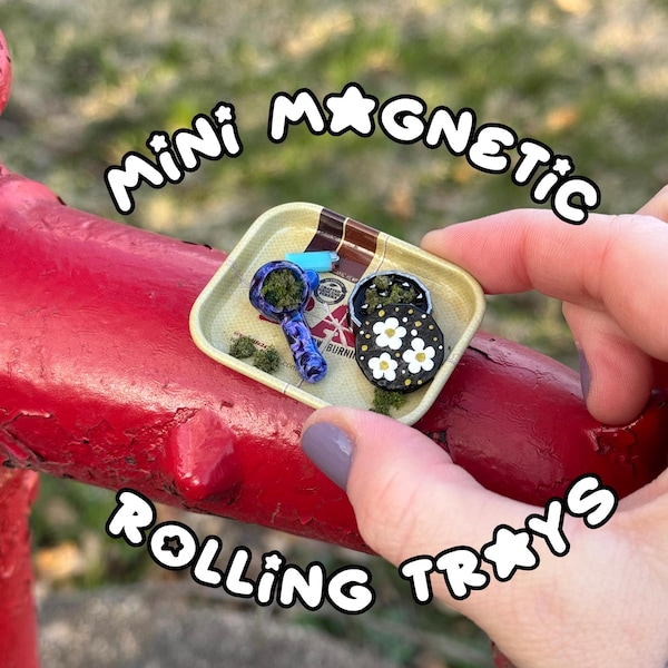 Miniature Rolling Tray Magnet Sets