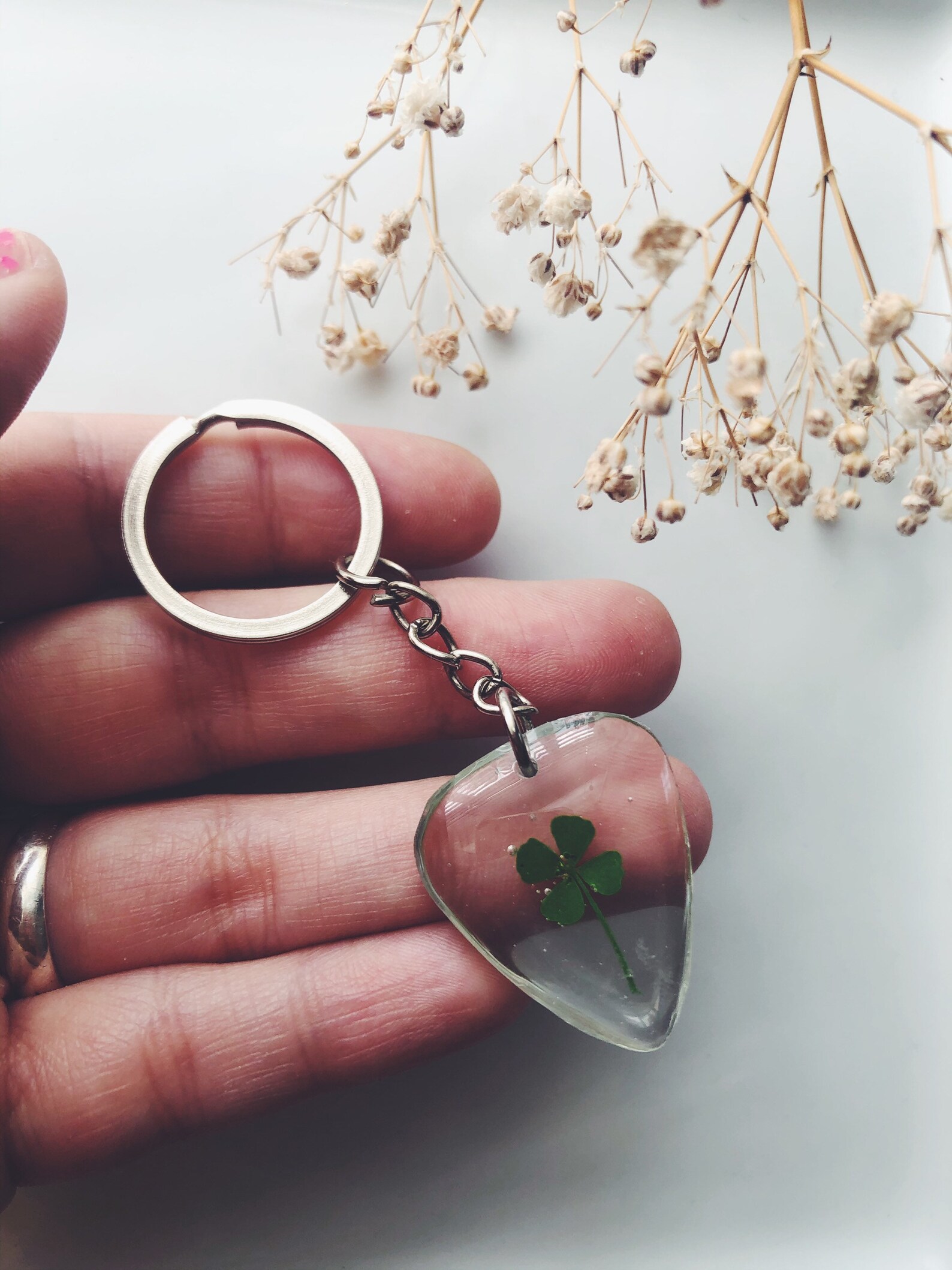 Guitar Pick CHARM Made With Natural Dandelion Seeds Music Etsy