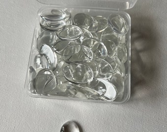 Oval cabochon set of 67 plus hearts