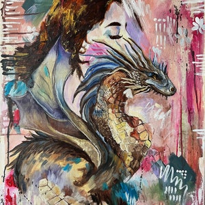 Wooden dragon print, surreal art, surreal wall decor, fanstasy art, fantasy wall decor, dragon lovers, dragons wall art