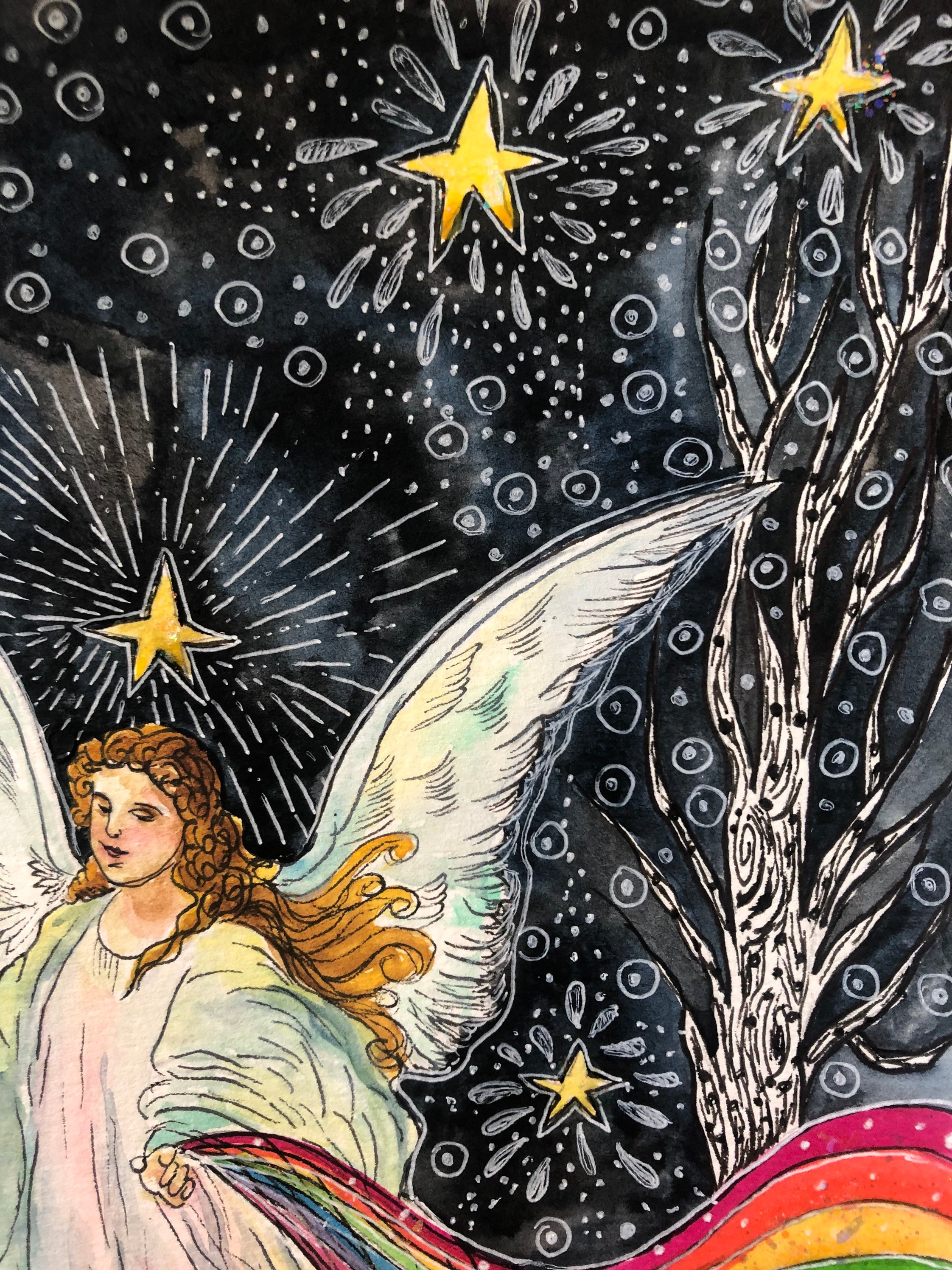 『A Holy Night of Angels.*』シーグラスアート A Holy Night of Angels.*』シーグラスアート A Holy Night of