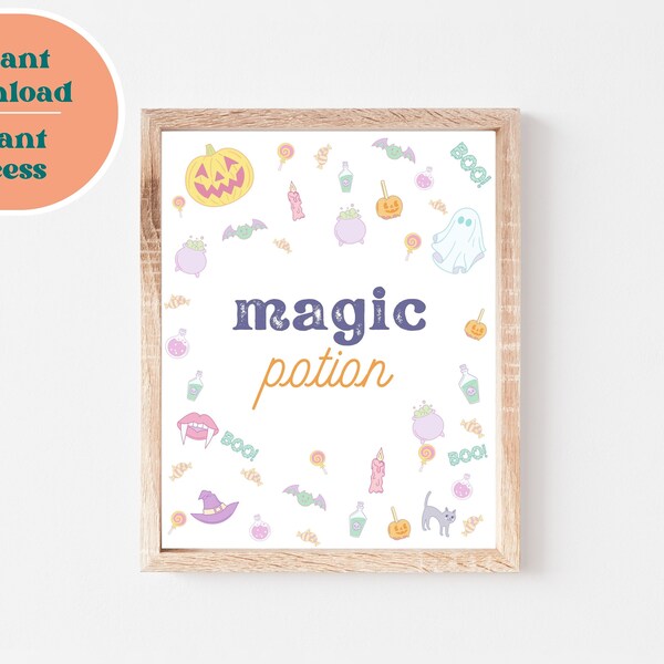 Magic Potion Sign - Etsy