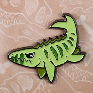 Mosasaurus Enamel Pin