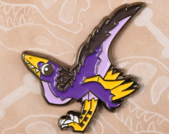 Troodon Enamel Pin