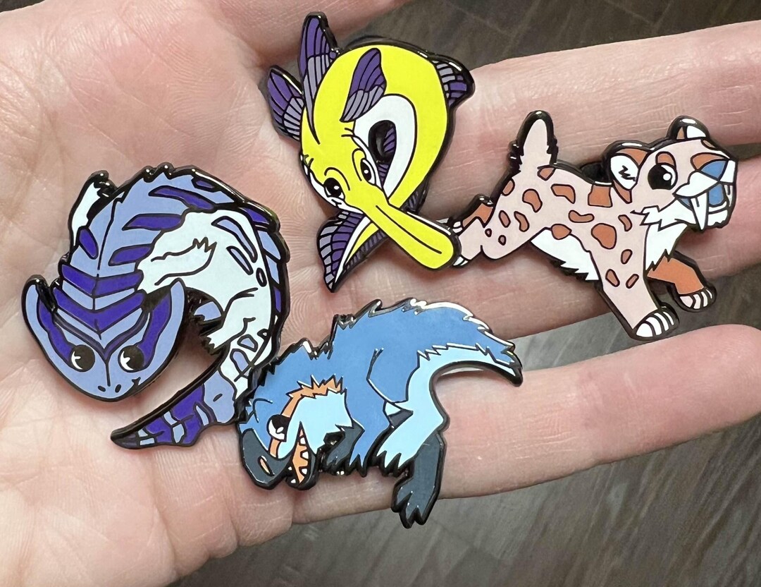 Sabertooth Hard Enamel Pin - Etsy