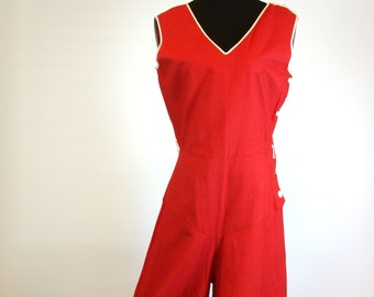 1930s Beach Pajamas Palazzo Pants Jumpsuit Romper Art Deco Gatsby