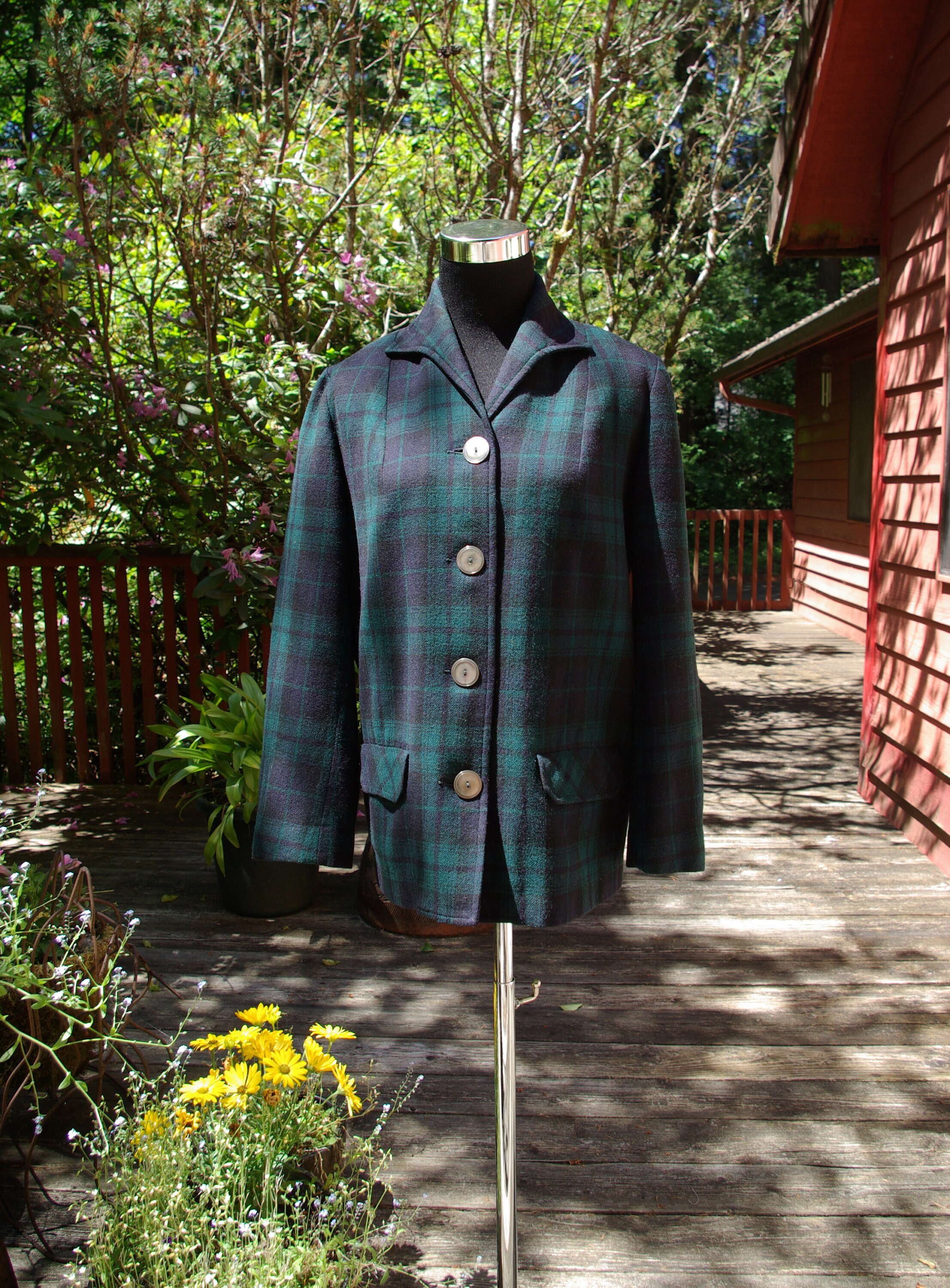60s Pendleton Coat - Etsy