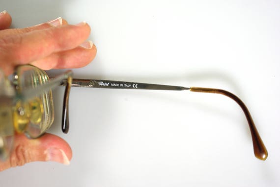 Persol Glasses 90s Wire Rim Italian Glasses - Gem