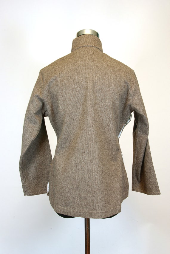 Handmade Wool Asian Style Blouse Size M - image 5