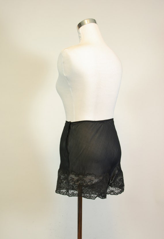 Black Silk Chiffon 1930s Tap Panties Chevette lab… - image 4