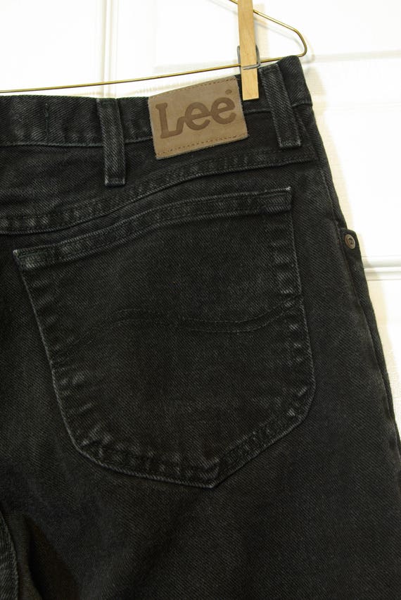 lee black high waisted jeans