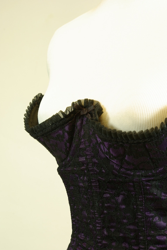 1960s Frederick's of Hollywood Half Cup Corset Pinup … Gem