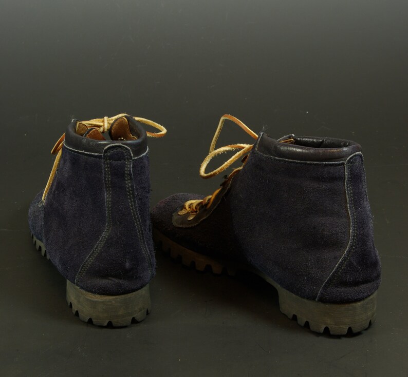 Blue Suede Hiking Boots Cover Girl brand Size 6 US 3.5 UK