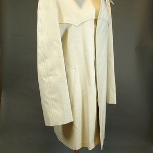 London Fog Trench Coat Size 40 Beige With Faux Fur & Satin - Etsy