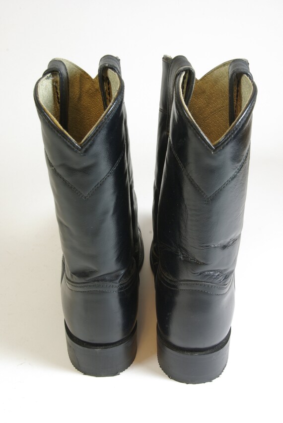 Justin Low Heel Cowboy Boots Children's US size 3… - image 4