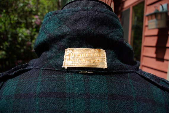Early 1960s Pendleton Wool Jacket Mod Collar M - image 7