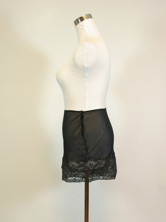 Black Silk Chiffon 1930s Tap Panties Chevette lab… - image 3