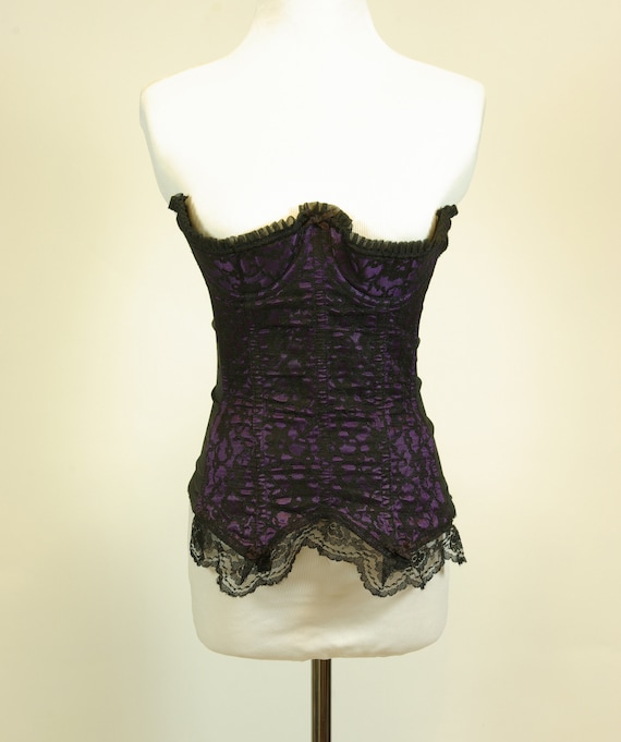 1960s Frederick's of Hollywood Half Cup Corset Pinup … Gem