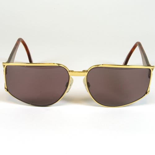 Valentino Glasses Gold with shops Paisley Tortoiseshell Arms V343 59-15-140 Made in Italy