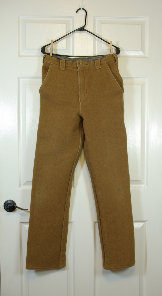 French Military Pants Thick Dense Wool Alpine Patr