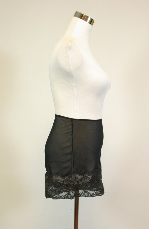 Black Silk Chiffon 1930s Tap Panties Chevette lab… - image 7