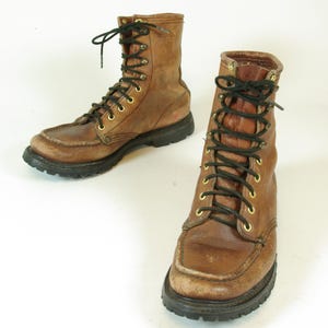 Irish Setter Sport Boots 1970\'s Mens Size 6.5 Hunting Hiking Vintage N.I.B. VTG 1970 main image 3