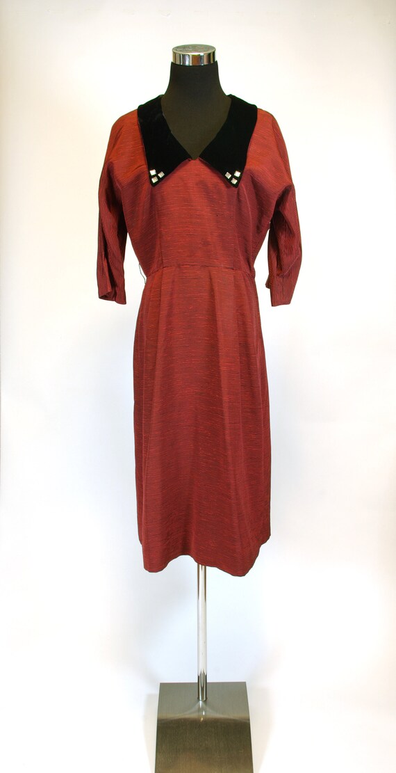 red cord dress