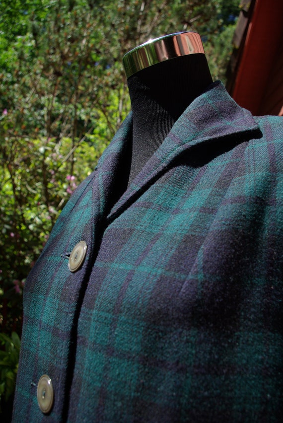Early 1960s Pendleton Wool Jacket Mod Collar M - image 9